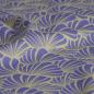 Preview: Dekostoff Canvas Muscheln flieder hellgelb